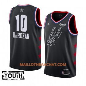 Maillot NBA San Antonio Spurs DeMar DeRozan 10 2019 All-Star Jordan Brand Noir Swingman - Enfant